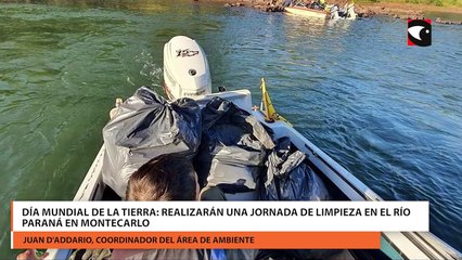 Día Mundial de la Tierra: realizarán una jornada de limpieza en el río Paraná en Montecarlo