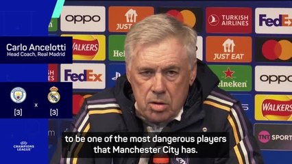 'Haaland is the best centre forward in the world' - Ancelotti