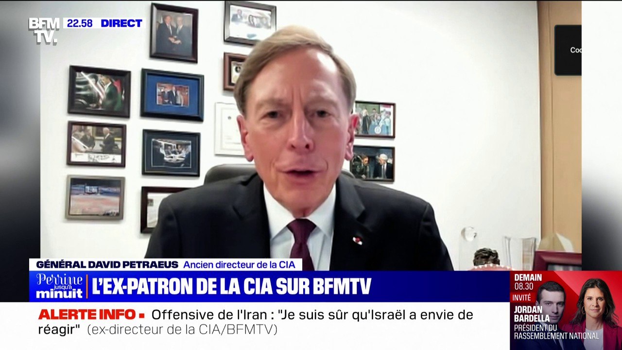 David Petraeus (ancien directeur de la CIA): "Benjamin Netanyahu écoute Joe Biden, mais ça ne signifie pas qu'il va faire ce que demande le président américain"