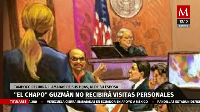 'El Chapo' Guzmán no tendrá visitas ni llamadas de Emma Coronel y sus hijas