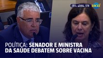 Eduardo Girão e Nísia Trindade debatem sobre vacina em audiência