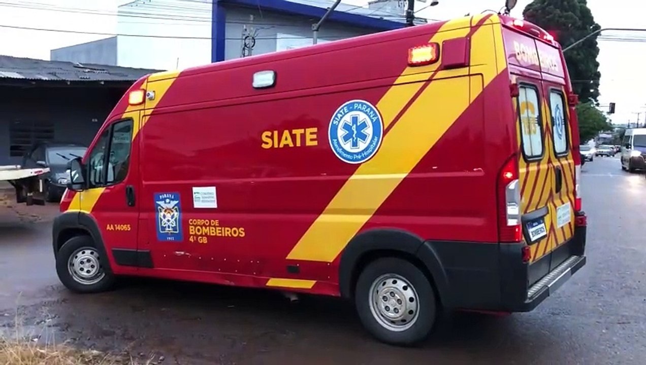 Motorista de Escort em surto com crianças no ca...