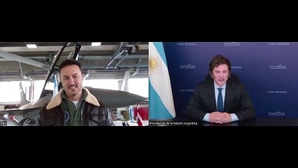 Milei participó de la compra de aviones