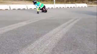Person Crashes and Tumbles out of Unicycle