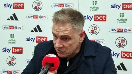 Crawley Town boss Scott Lindsey left angry at officials after 1-1 draw with Barrow