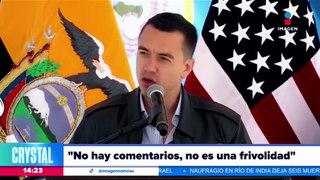 “No hay comentarios, no es una frivolidad”: López Obrador