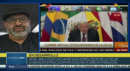Gilberto Munguía: Ecuador debe ser sancionado por violar el derecho internacional