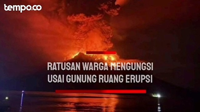 Gunung Ruang di Sulut Meletus, Ratusan Pengungsi Butuh Selimut hingga Alat Kebersihan