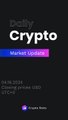 04.16.2024 CRYPTO MARKET | Daily Update #shorts #crypto #update #bitcoin #btc #ethereum #bnb #sol