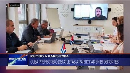 DEPORTES TELESUR 16-04-2024 Cuba preinscribió 138 atletas en 18 deportes para París 2024