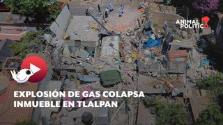 Explosión colapsa casa en Tlalpan