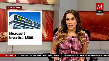 Microsoft anunció que invertirá mil 500 mdd en la empresa de Inteligencia Artificial de G42