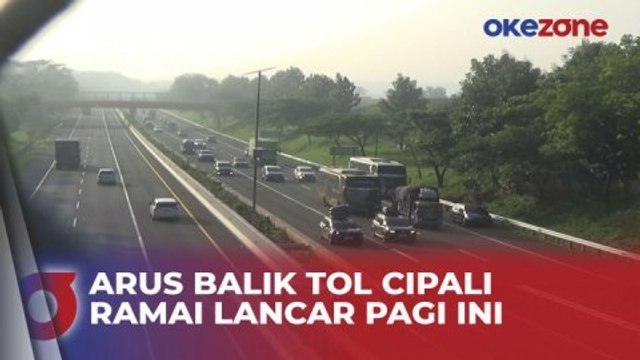 Puncak Arus Balik Lebaran, Lalin di Tol Cipali Ramai Lancar Pagi Ini
