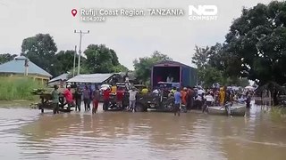 NO COMMENT: Fuertes lluvias inundan pueblos enteros en Tanzania y matan al menos a 58 personas