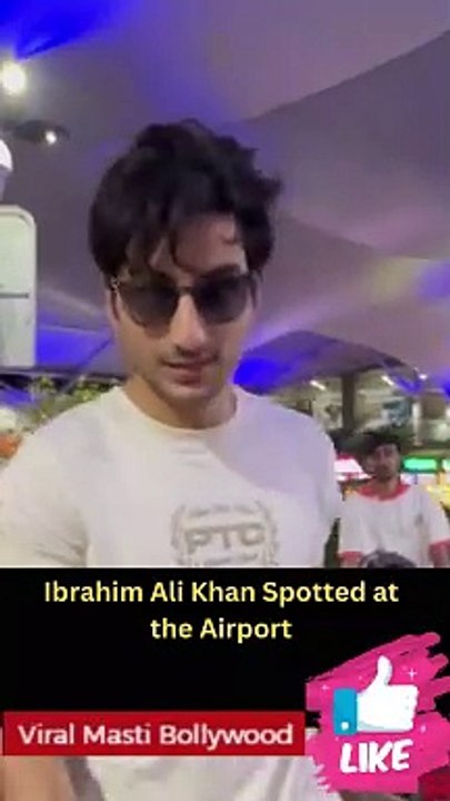 Ibrahim Ali Khan, Ananya Pandey & Suhana Khan Spotted at Airport Viral Masti Bollywood