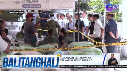 PBBM, pinuri na walang nasaktan o nasawi sa pagsamsam ng aniya'y pinakamalaking huli ng droga sa bansa | BT