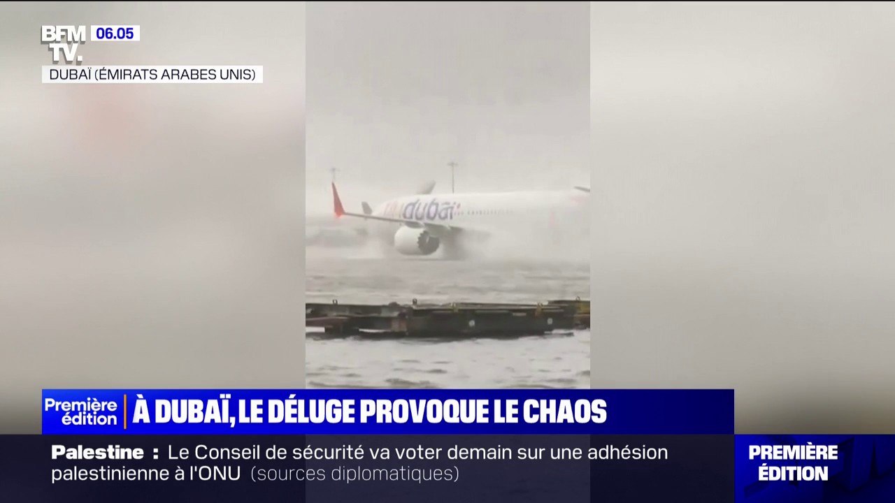 Dubaï: les images rarissimes de la ville et de l'aéroport sous les eaux après des pluies diluviennes