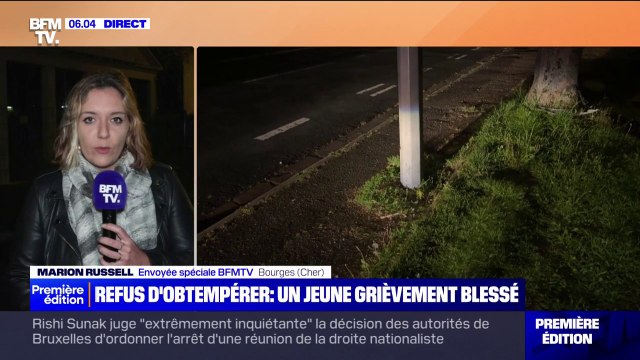 Bourges: un conducteur de scooter grièvement blessé après un refus d'obtempérer lundi soir