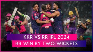 KKR vs RR IPL 2024 Stat Highlights: Rajasthan Royals Win By Two Wickets