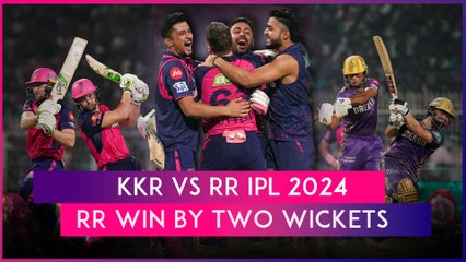 KKR vs RR IPL 2024 Stat Highlights: Rajasthan Royals Win By Two Wickets