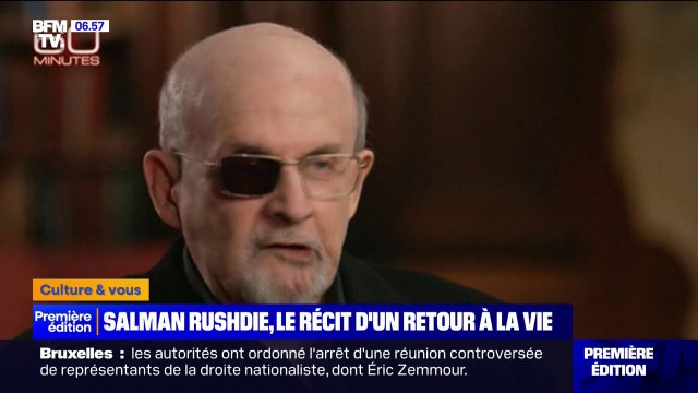 Dans son nouveau livre Le Couteau , Salman Rushdie raconte son retour à la vie après avoir été poignardé en 2022