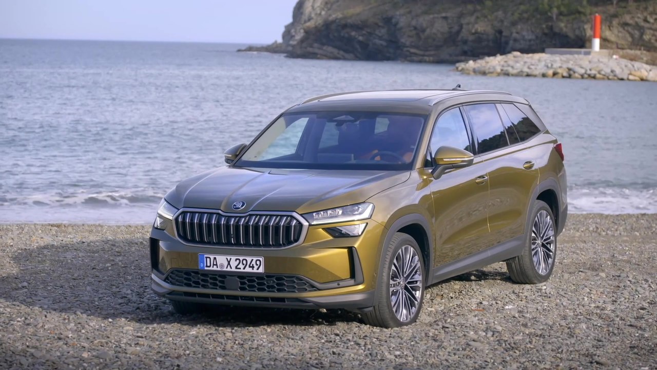 Der neue Škoda Kodiaq - Exterieur - starker Auftritt und erste Elemente der neuen Designsprache Modern Solid