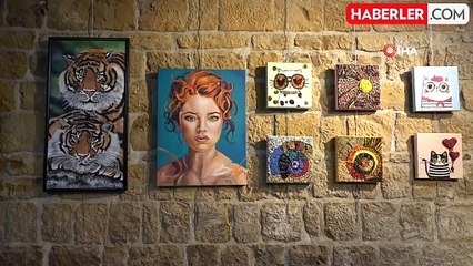 Bayburt'ta 'Geçmişten Geleceğe' Konulu Karma Sergi Yoğun İlgi Gördü