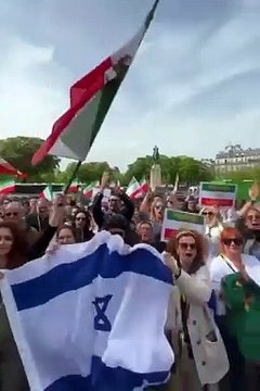 Israelis and Iranians came together in Paris and demonstrated a stunning show of togetherness by chanting Woman, Life, Freedom.