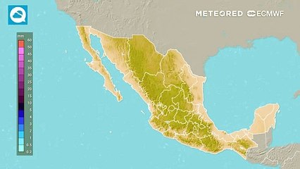 Acumulado de lluvias en milímetros: temporal en México