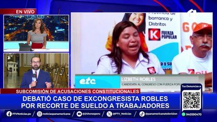 Congreso: SAC recibió a dos extrabajadores de Lizbeth Robles por caso ‘mochasueldos’