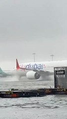Rain at Dubai Airport 16 April 2024