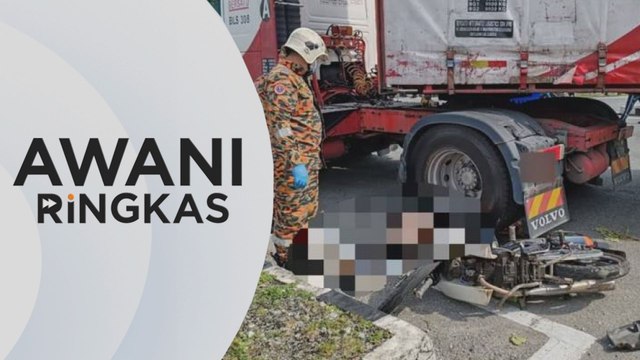 AWANI Ringkas: Warga emas jatuh motosikal maut digilis treler