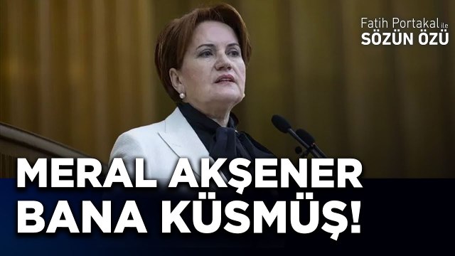 MERAL AKŞENER BANA KÜSMÜŞ! BİR DE ENGELLEMİŞ!