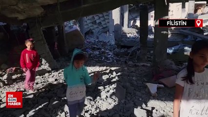 İsrail ordusu Refah'ta bir evi bombaladı