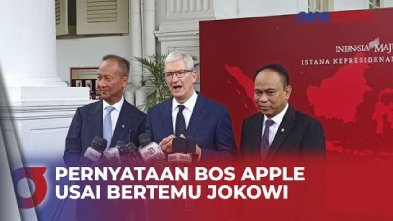 CEO Apple Tim Cook Sebut Indonesia Pasar yang Sangat Penting