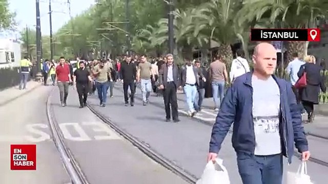 Kabataş-Bağcılar seferini yapan tramvay arızalandı