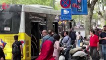 Kabataş-Bağcılar Tramvay Hattı'nın bir bölümünde seferler yapılamıyor