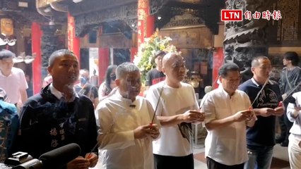 大甲媽遶境事件和解！光頭男與顏清標、鄭銘坤握手言和🤝