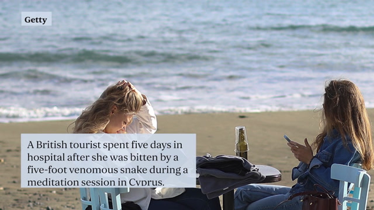 British woman bitten by snake during Cyprus birthday trip in intensive care