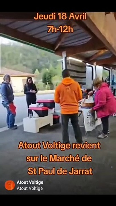 Jeudi 18 avril (retour au marché pour la cagnotte Leetchi Atout Voltige)