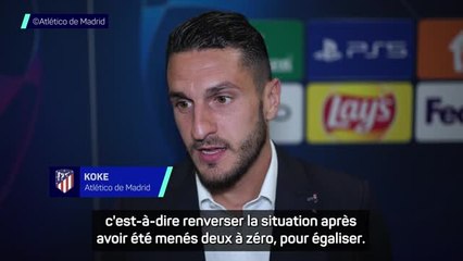 Atlético - Koke : "Ça nous fait mal"