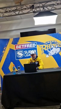 Leeds Rhinos coach Rohan Smith looks ahead to Friday's Super League visit of Huddersfield Giants
