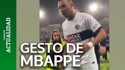 Mbappé sorprende a la afición del Barça con un gesto inesperado tras eliminarlo de la Champions ⚽