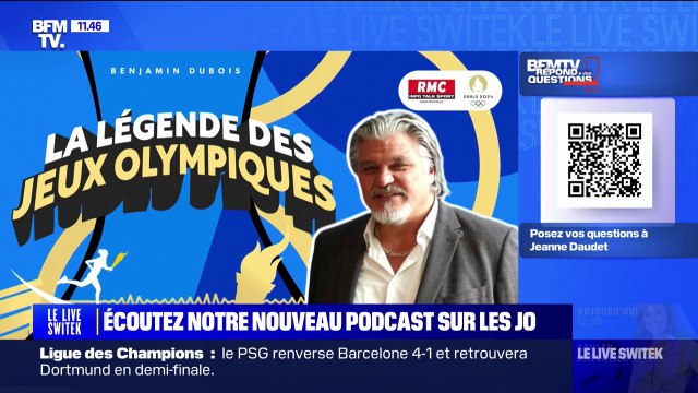 La Légende des Jeux Olympiques : RMC lance un nouveau podcast sur les moments marquants des JO
