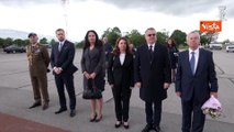 Mattarella arriva a Sofia in Bulgaria per la visita di Stato