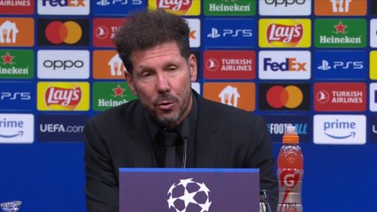Simeone: "Si hubiéramos tenido contundencia, habríamos ganado 6-4"