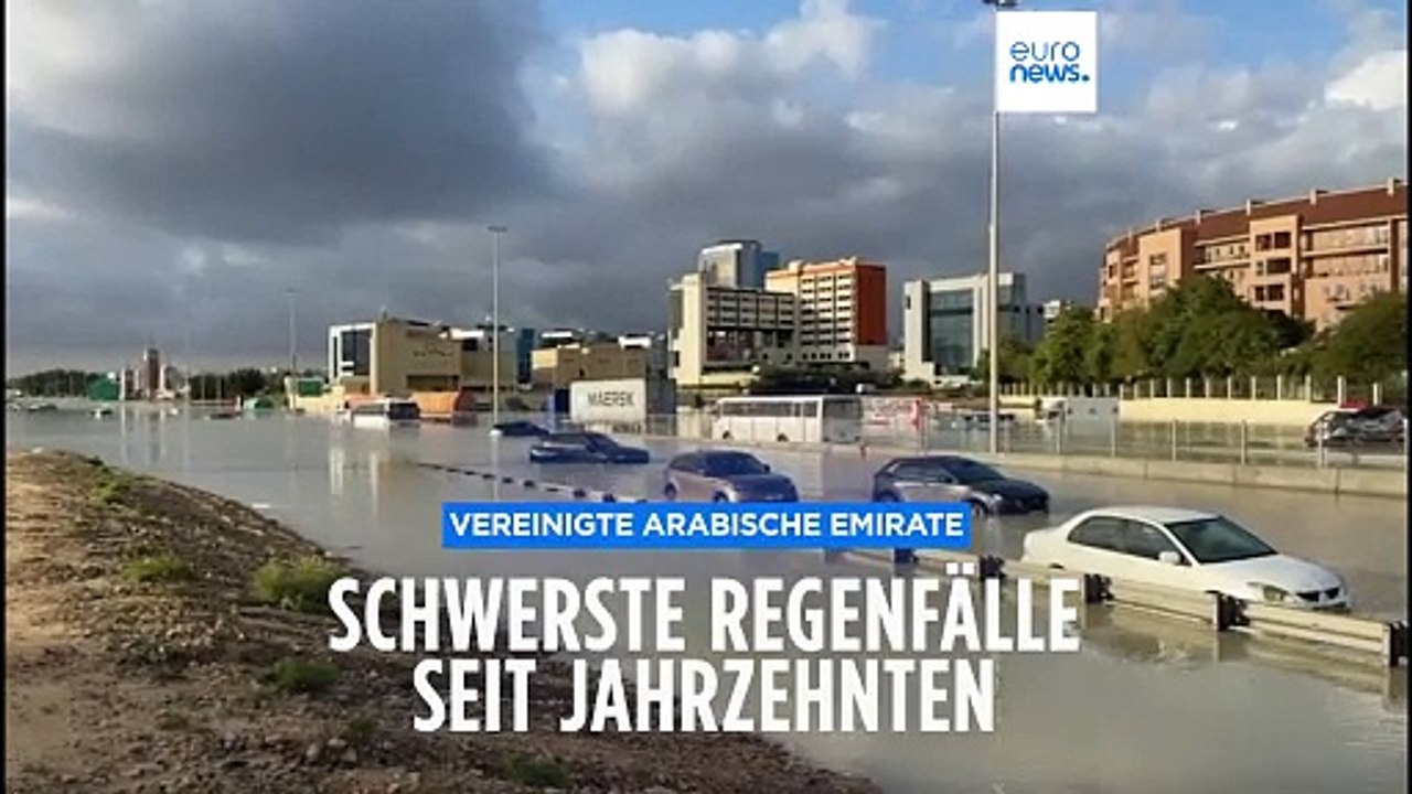 Vereinigte Arabische Emirate: Schwerste Regenfälle seit Jahrzehnten