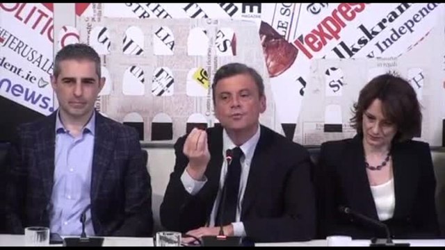 Calenda presenta lista Siamo europei : faremo tutto per Draghi in Ue