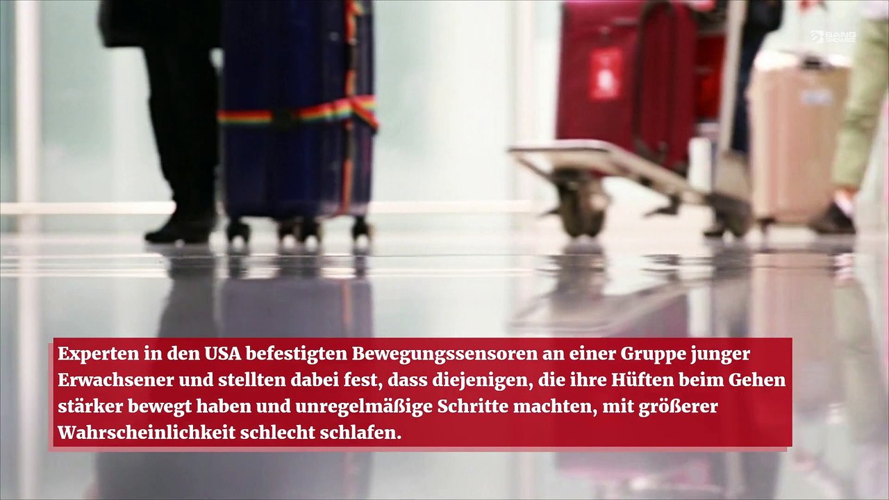 Der Gehstil könnte darüber entscheiden, wie gut jemand schläft