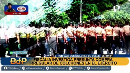Fiscalía investiga presunta compra irregular de colchones en el Ejército